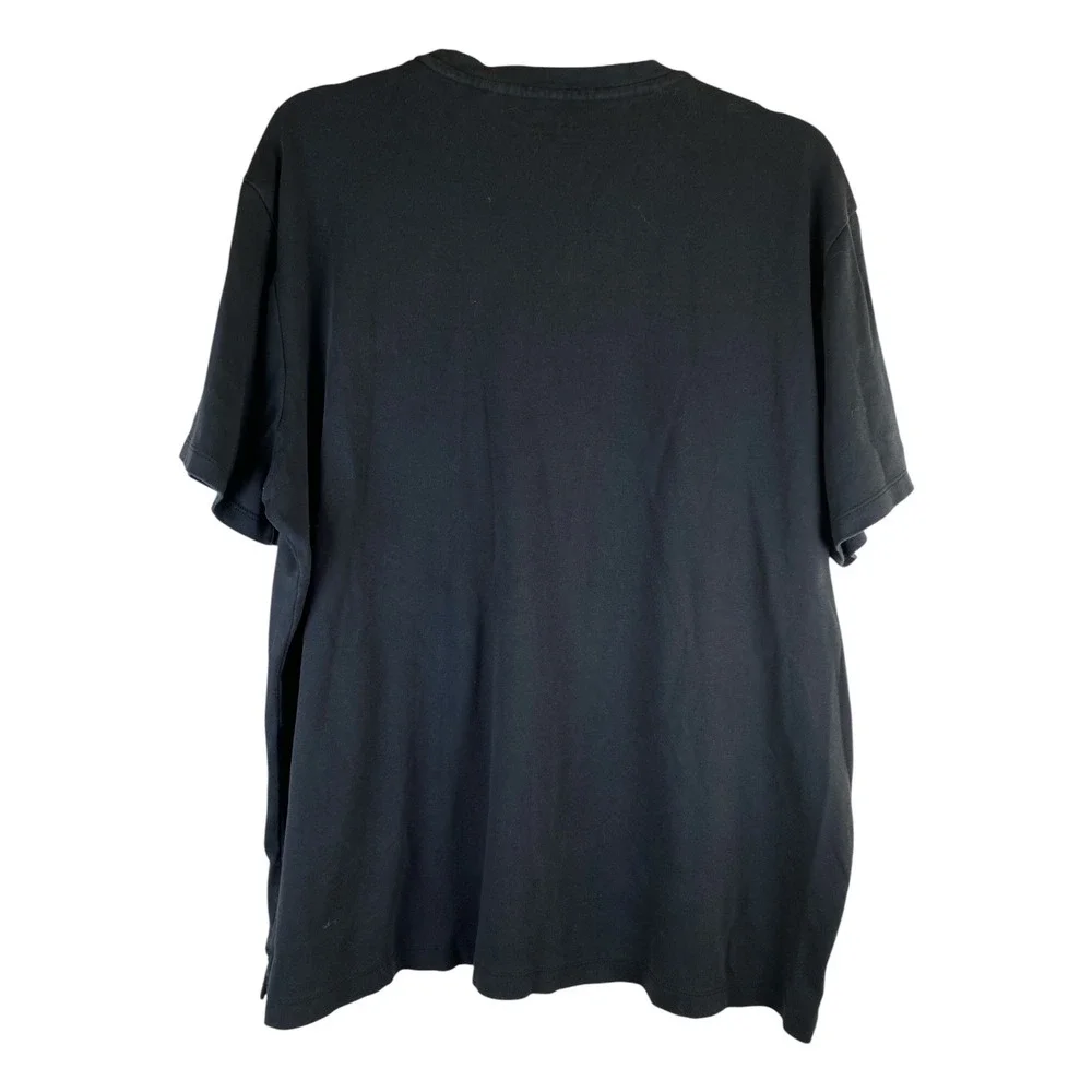 Banana Republic Luxe Touch Tee Mens XXL Black Cotton Crewneck Capsule Minimalist